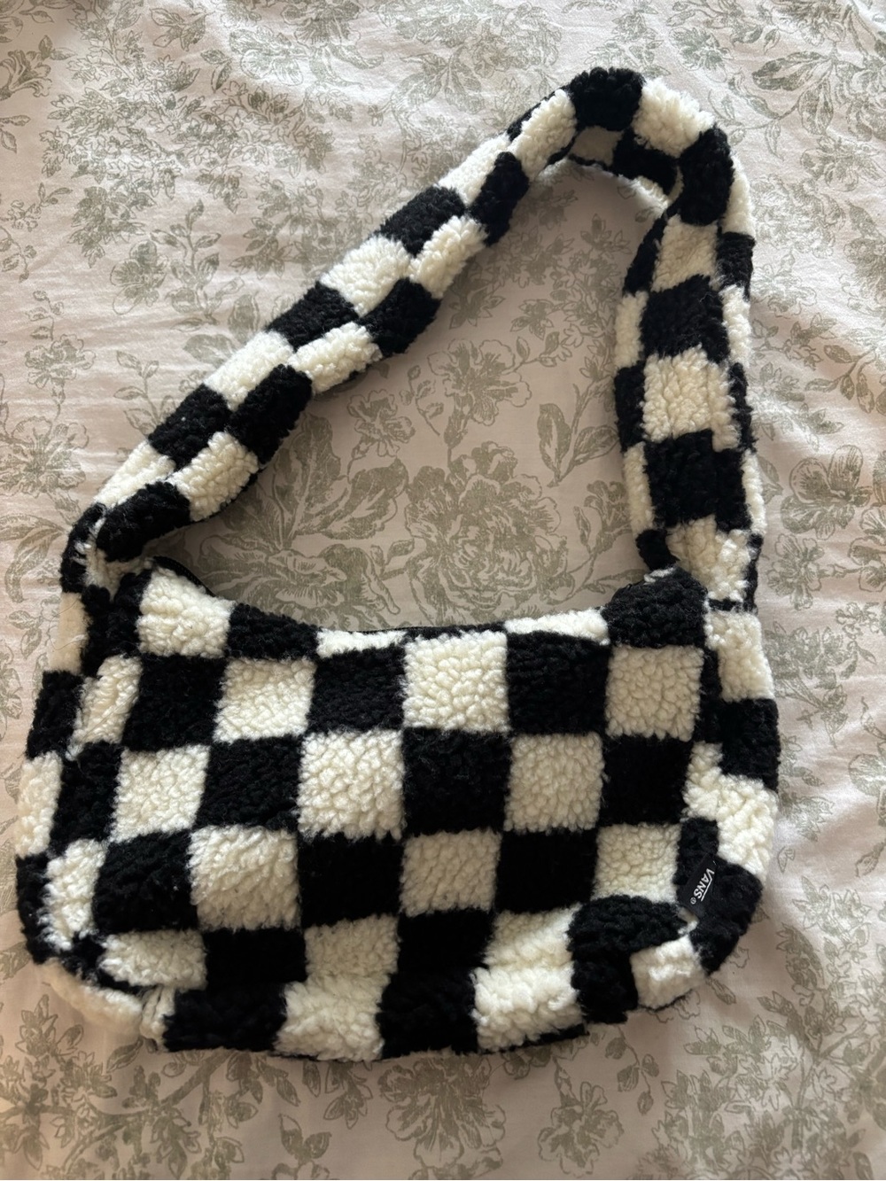 Vans Checkerboard Plush Shoulder Bag